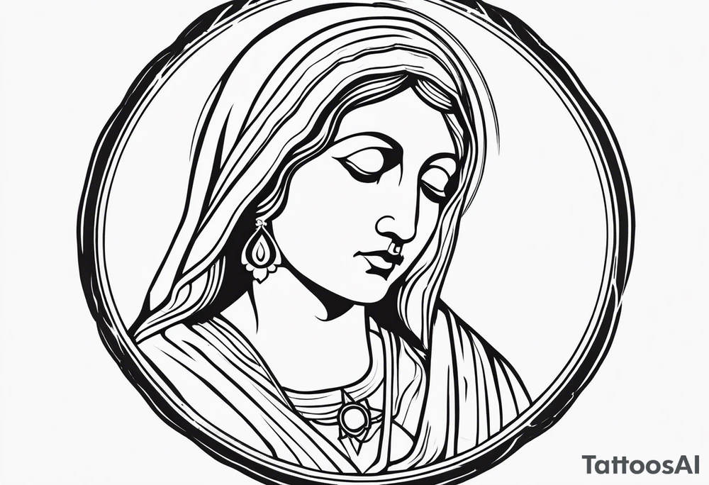mother Mary tattoo idea