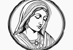 mother Mary tattoo idea