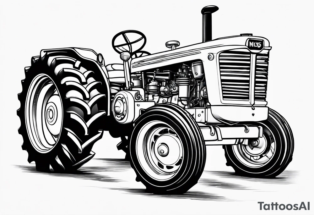 Tractor tattoo idea