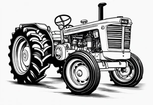 Tractor tattoo idea