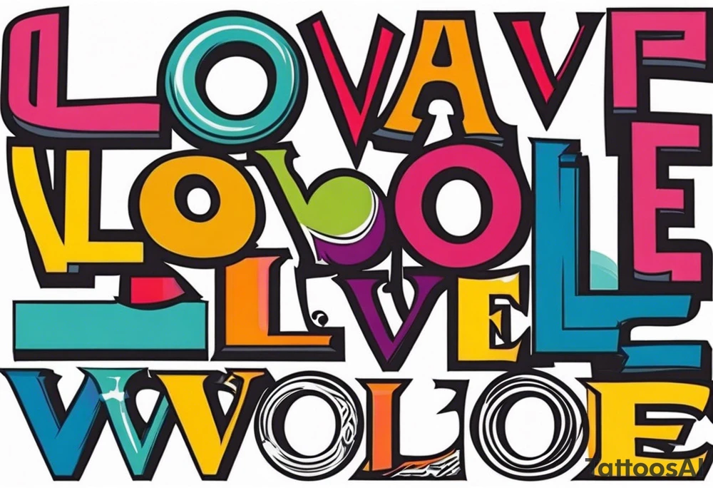 LOVE tattoo idea