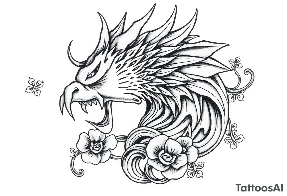 A tatuagem deve expressar força, liberdade e conexão com a multiplicidade da vida, incorporando elementos abstratos e fluidos, com linhas que sugiram movimento e transformação contínua. Evite clichês e busque um design original e significativo. tattoo idea