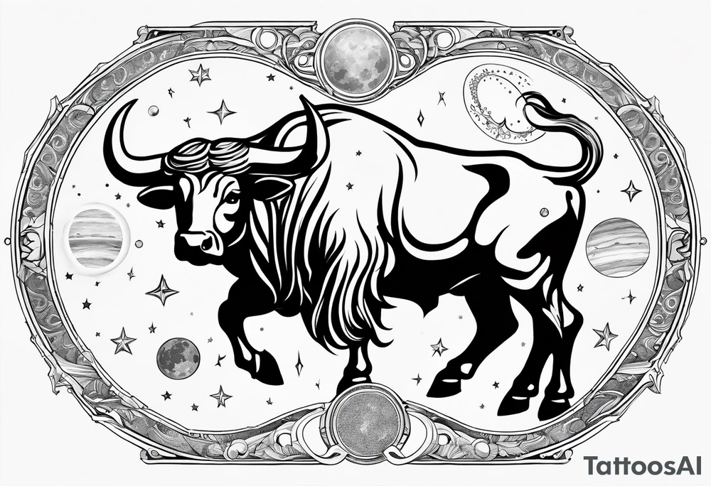 I want a Taurus with the planets positions on May 20th, 1989 tattoo idea