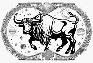 I want a Taurus with the planets positions on May 20th, 1989 tattoo idea