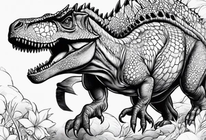 dinosaur tattoo idea