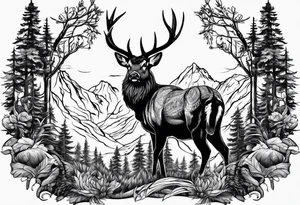 hunting tattoo idea
