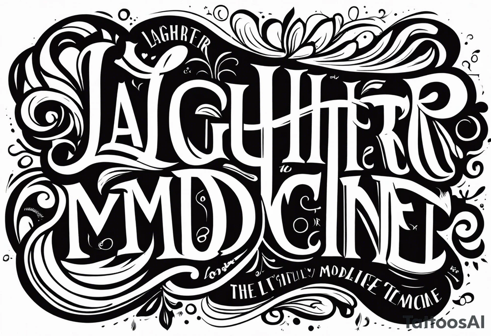 Laughter is the best medicine. tattoo idea