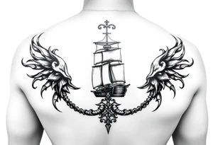 Queen Anne's Revenge tattoo idea