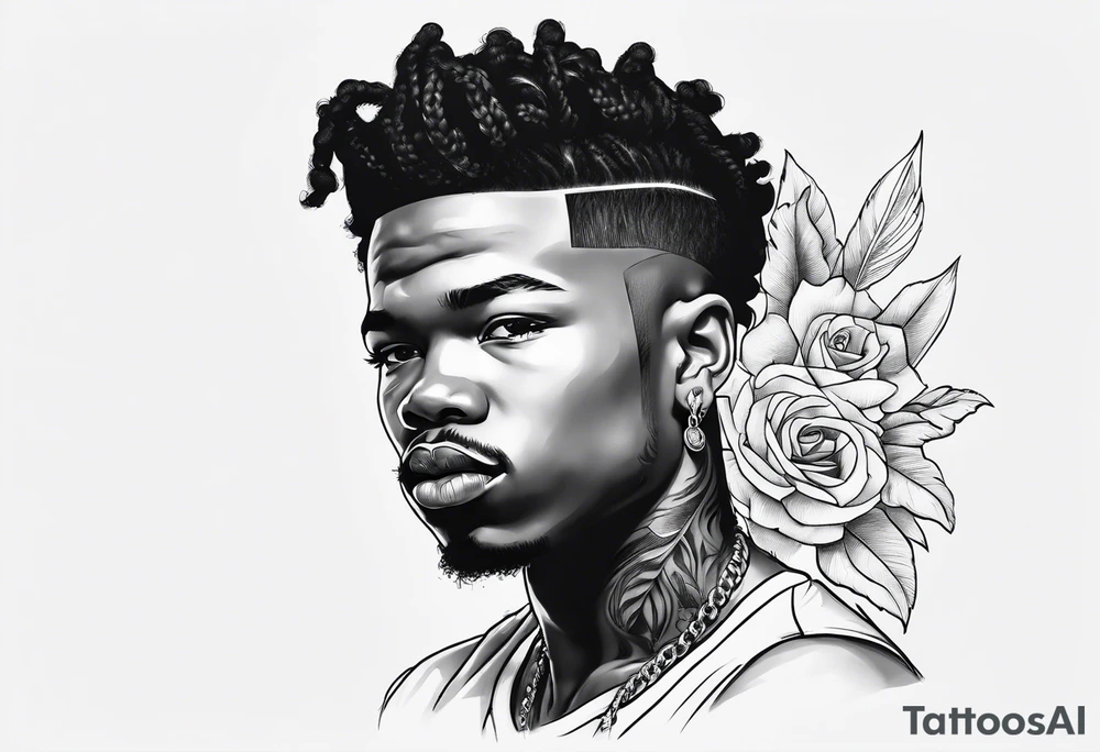 Lil baby tattoo idea