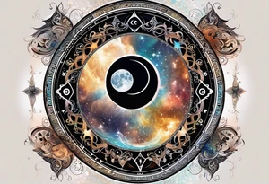 Astrology, Gemini, Natal Chart, angelic, soul mates, vision, planetary, ying yang, the moon, third eye, mystical
armband tattoo idea
