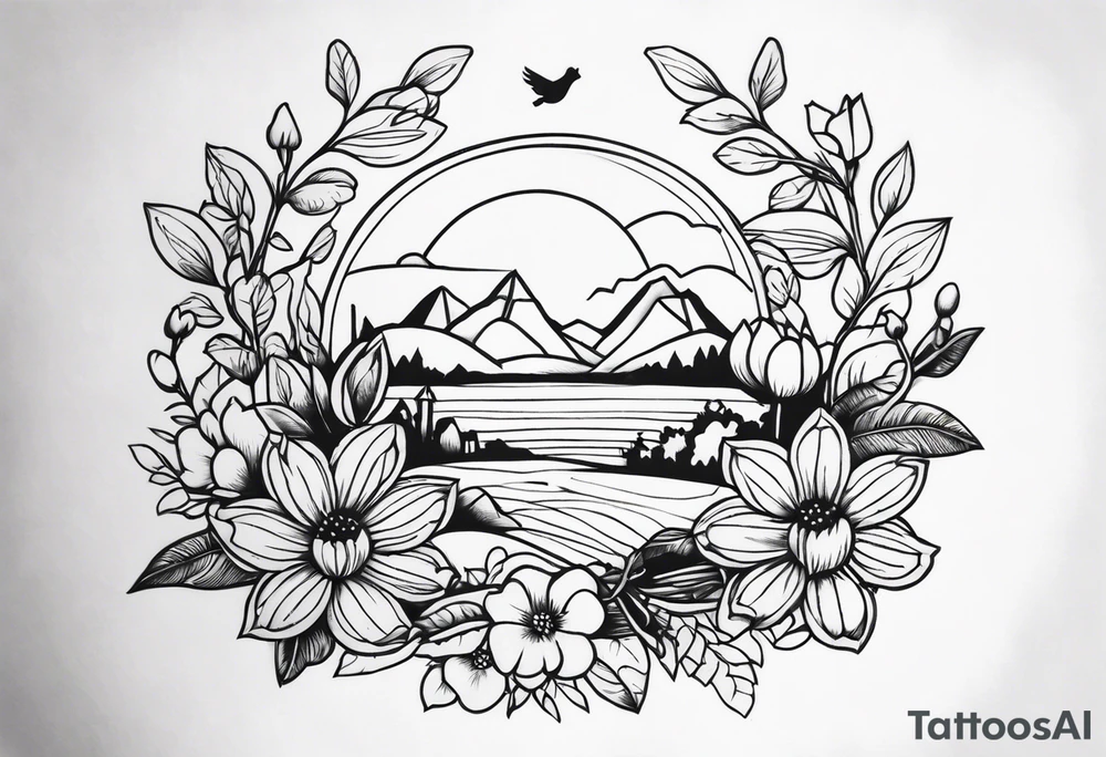 spring time tattoo idea