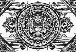 Sonoran mexican tribal tattoo idea
