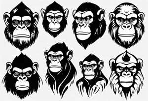 Great Ape tattoo idea