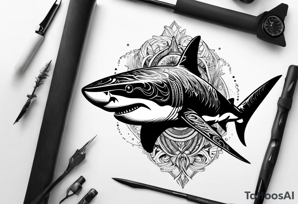 Shark tattoo idea