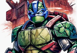 Optimus prime, ninja turtles tattoo idea