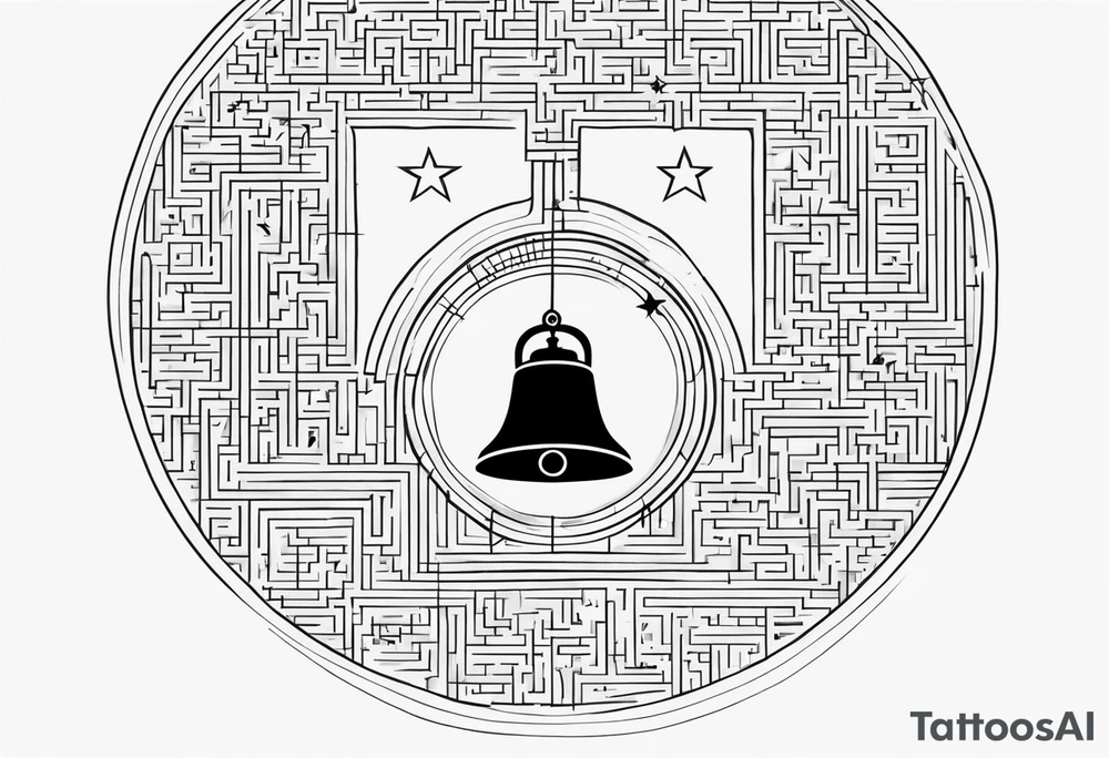 Bell, Maze, tracks, North Star, Graveyard, Mask, Eternal, Rewind, tattoo idea
