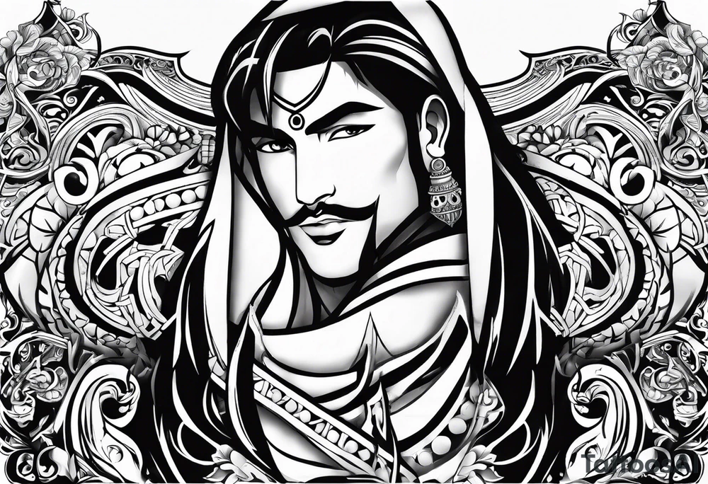 The name of my son Keano in mahori style tattoo idea