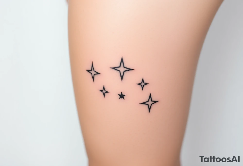 Stars tattoo idea