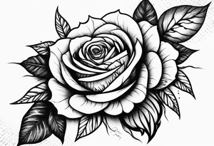 Arm, rose, thorns tattoo idea