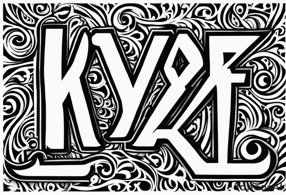 “KYDF” that is vascular tattoo idea