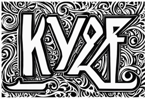 “KYDF” that is vascular tattoo idea