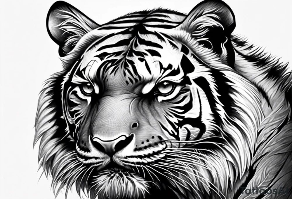 Tiger tattoo idea
