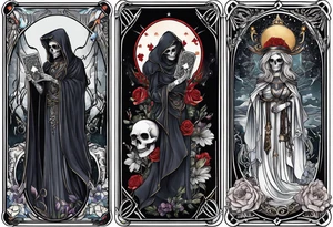 death tarot card tattoo idea
