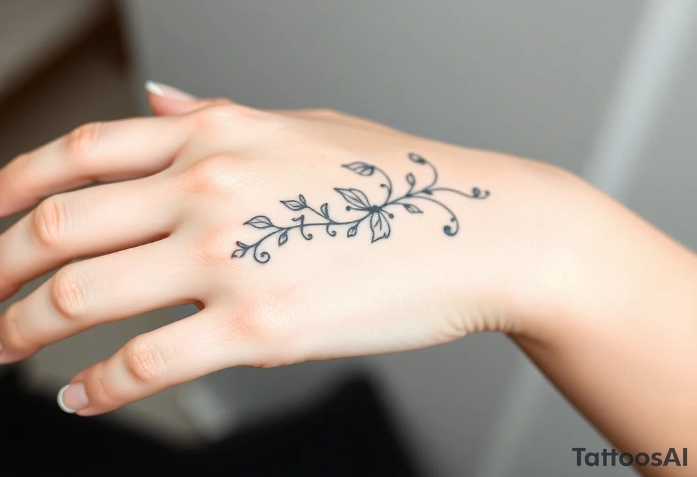 Dainty, artist way to write 911 tattoo idea