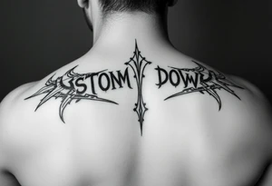 Stomp down shit tattoo idea