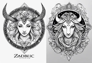 Zodiac Sign tattoo idea