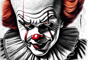 Pennywise with the nun together tattoo idea