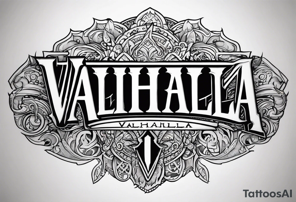 Valhalla tattoo idea