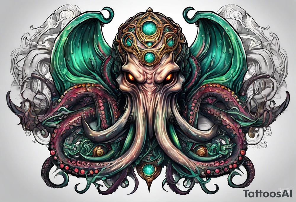 cthulu tattoo idea