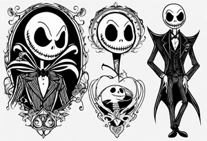 jack skellington tattoo idea
