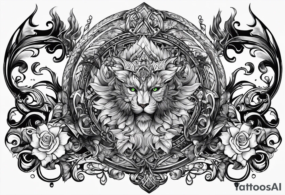 Amalgamate the names Adamczyk- Midjord tattoo idea