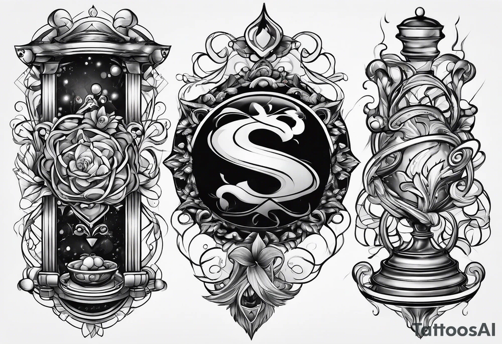 Molecules tattoo idea
