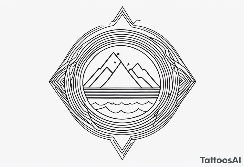 RAINBOW VECTOR tattoo idea
