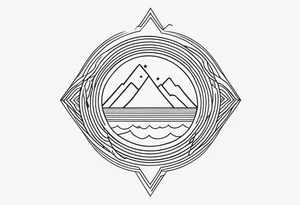 RAINBOW VECTOR tattoo idea
