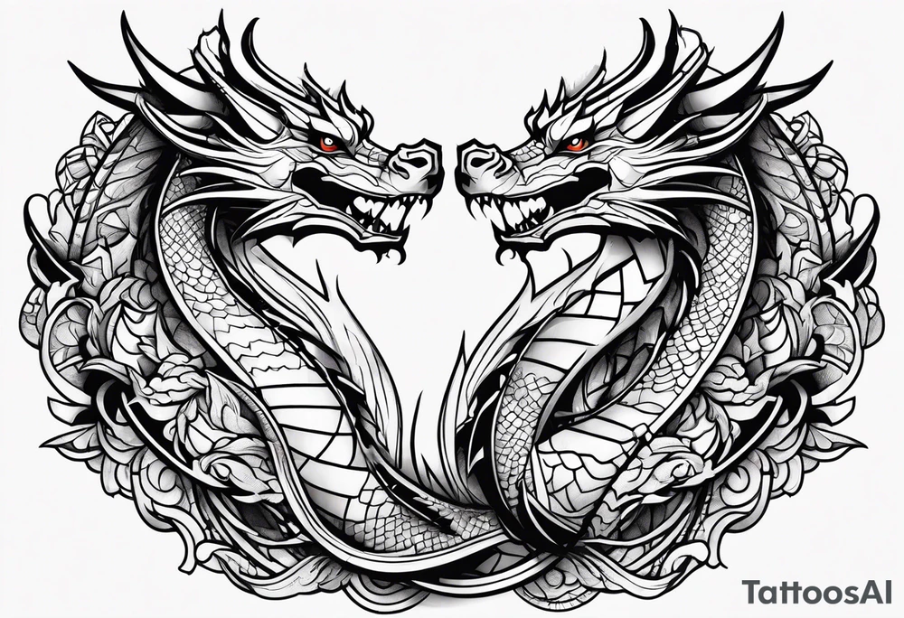 Dragon tattoo idea