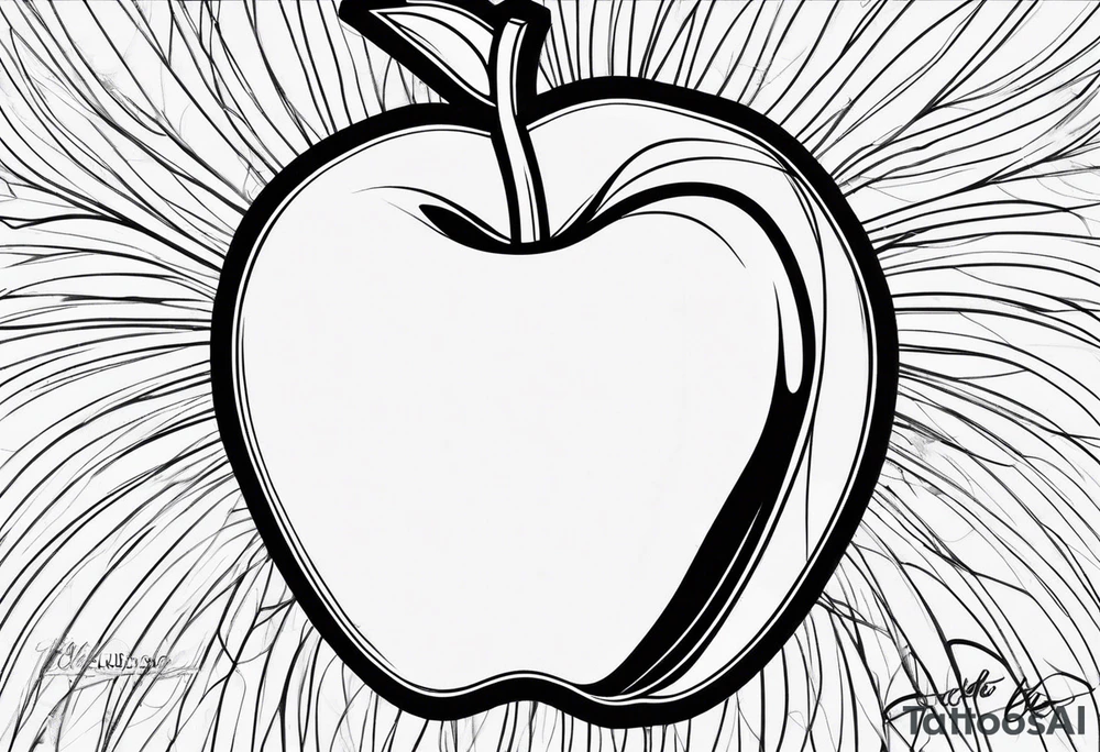Teacher Apple tattoo idea