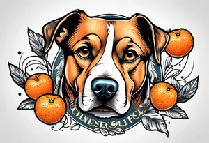 Clementine dog tattoo idea
