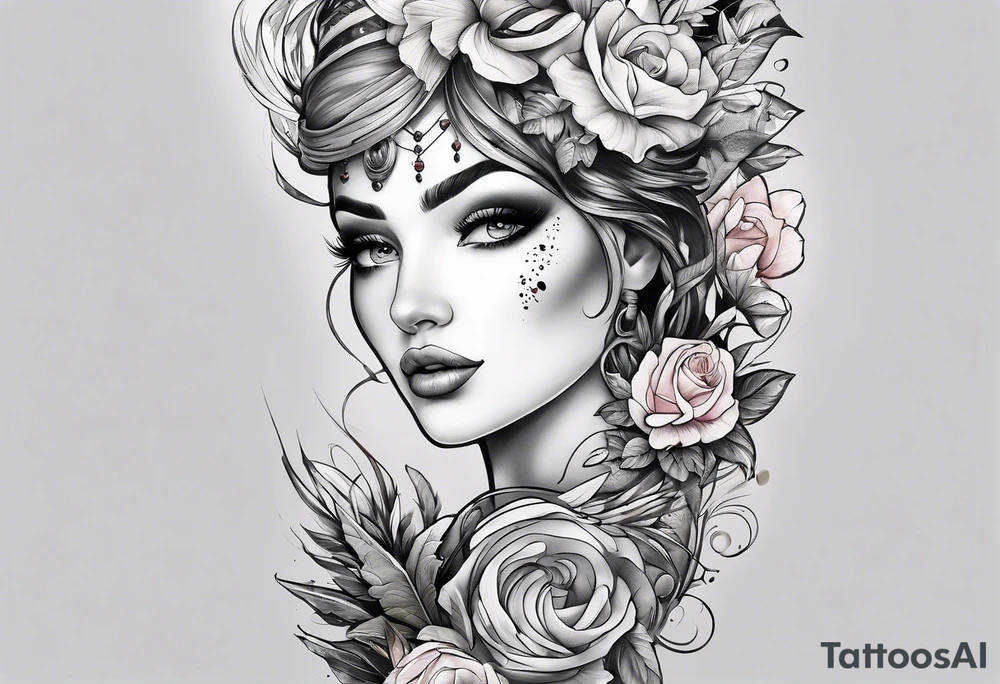 Outdoors sleeve tattoo idea