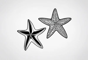 Starfish wrist wrap tattoo idea