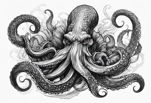 kraken tattoo idea