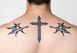 a simple cross tattoo idea