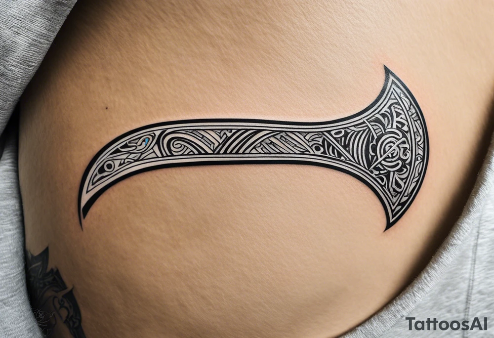 Valhalla axe tattoo idea