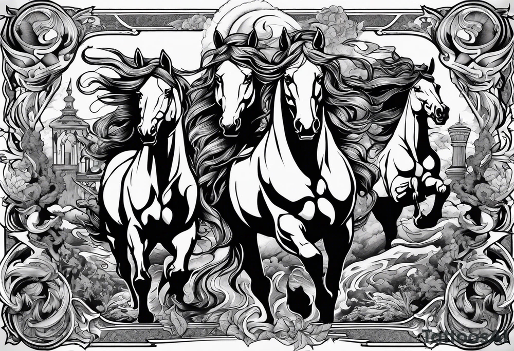 Four Horsemen of the Apocalypse tattoo idea