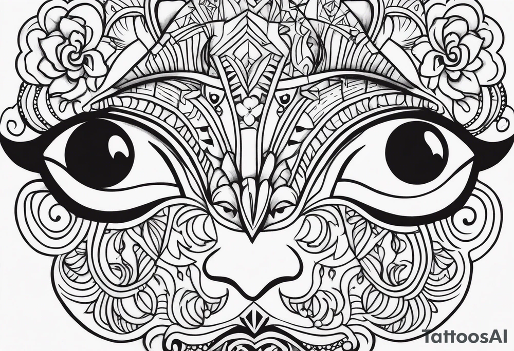 the face everyone fears and loves tattoo idea