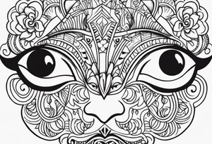the face everyone fears and loves tattoo idea