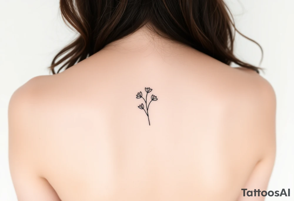 county small and black and white tattoo idea